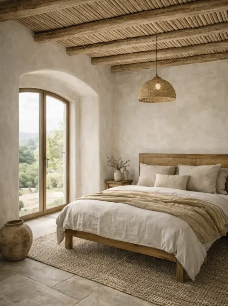 Rénovation complète d’une maison ancienne à Biviers Isère Chambre après