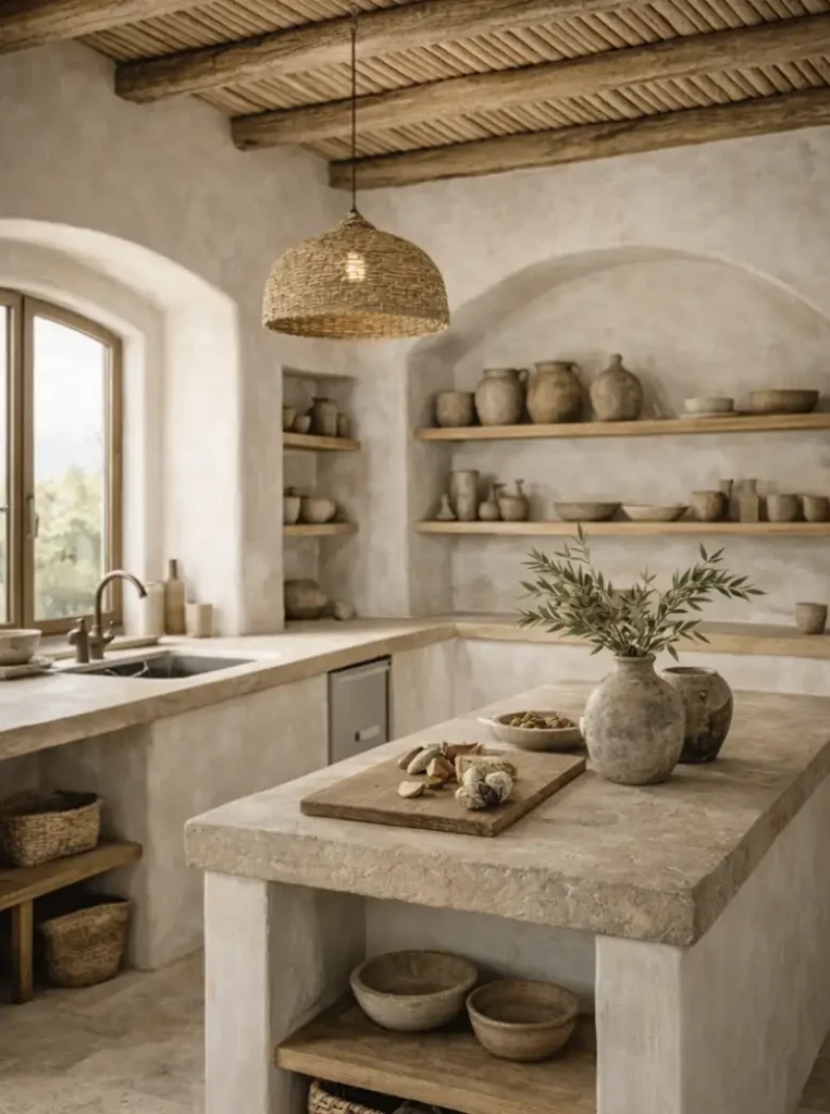 Rénovation complète d’une maison ancienne à Biviers Isère cuisine après