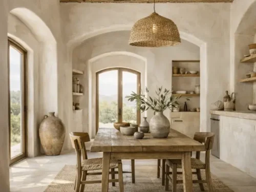 Rénovation complète d’une maison ancienne à Biviers Isère cuisine après