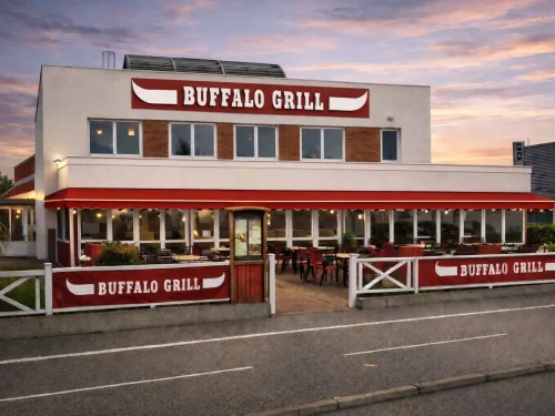 Transformation en Buffalo Grill à Crolles Façade